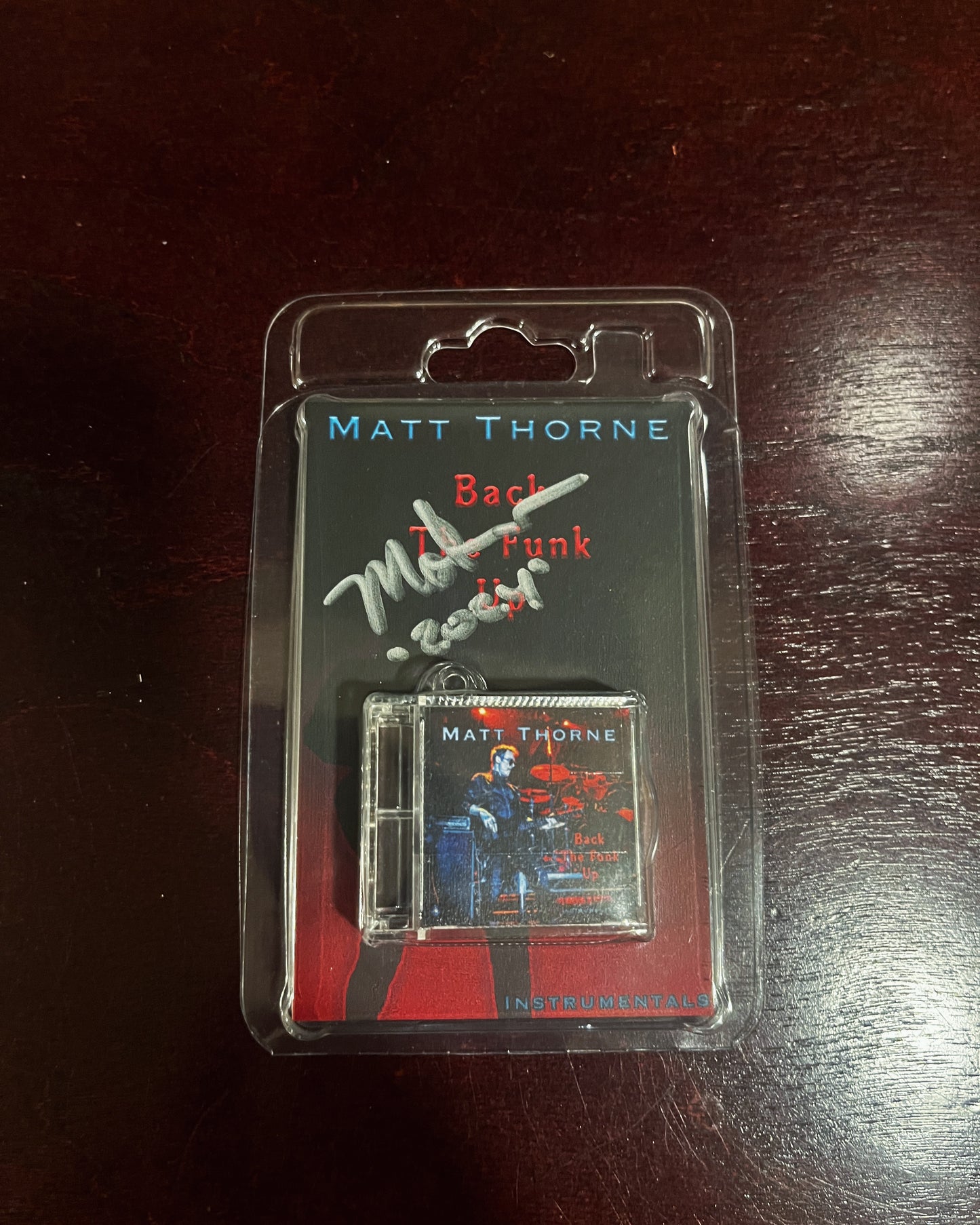 Matt Thorne "Back The Funk Up" NFC mini CD